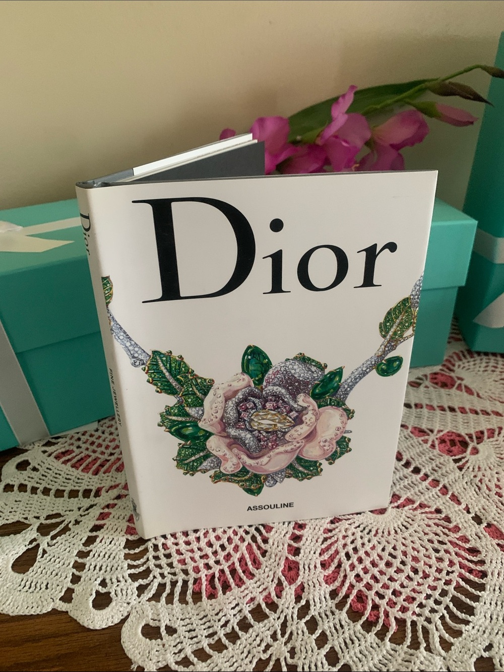 Assouline Dior fine jewelry rare out of print hardcover coffee table book
